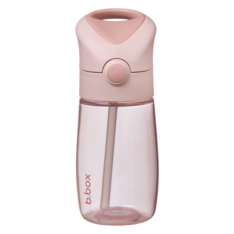 B.BOX Fľaša na pitie so slamkou Junior blush crush 380 ml