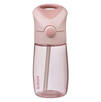 B.BOX Fľaša na pitie so slamkou Junior blush crush 380 ml (Fľaša so slamkou) - Cestovné
