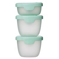 B.BOX Súprava zelených dóz snack tubs 3 kusy