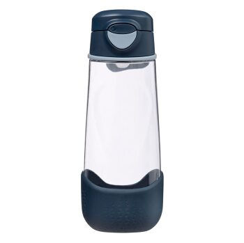 B.BOX Šport fľaša na pitie midnight 600 ml (Fľaša so slamkou) - Cestovné