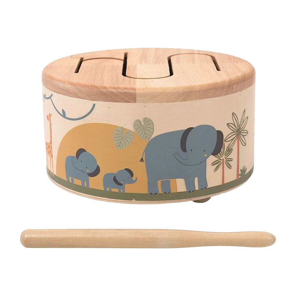 E-shop 2KIDS TOYS Drevený bubienok safari