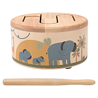 2KIDS TOYS Drevený bubienok safari