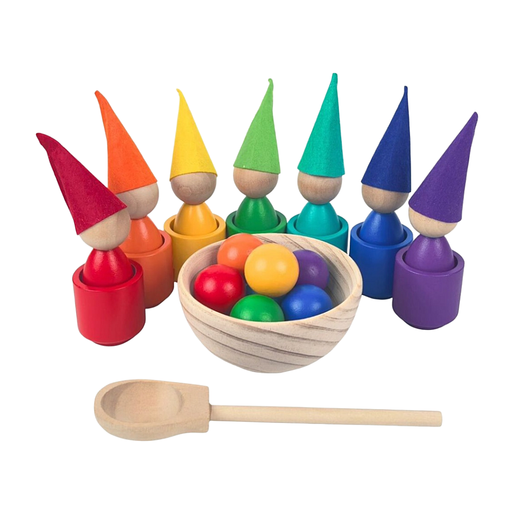 E-shop 2KIDS TOYS Dúhové bábiky s loptičkami 7 farieb