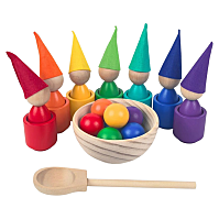 2KIDS TOYS Dúhové bábiky s loptičkami 7 farieb