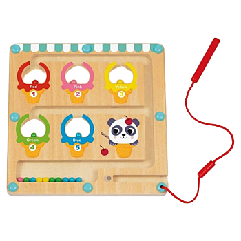 2KIDS TOYS Magnetická hra natoč zmrzlinu (Drevené kocky) - Magnetické