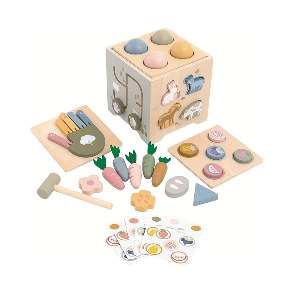 E-shop 2KIDS TOYS Multifunkčná motorická kocka 37 dielov