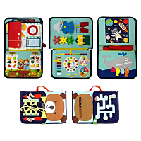 2KIDS TOYS Senzorická busy kniha medvedík