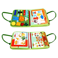 2KIDS TOYS Senzorické busy kniha safari