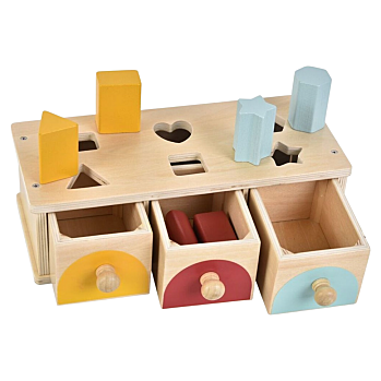 VILAC Drevená logická hra postáv to správne les (Drevené kocky) - Skladacia