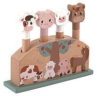 2KIDS TOYS Vystreľovacie zvieratká farma