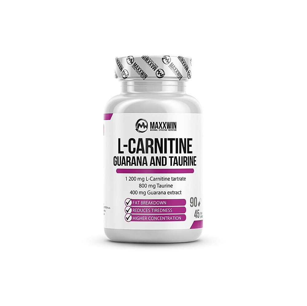 MAXXWIN L-carnitine guarana taurine 90 kapsúl