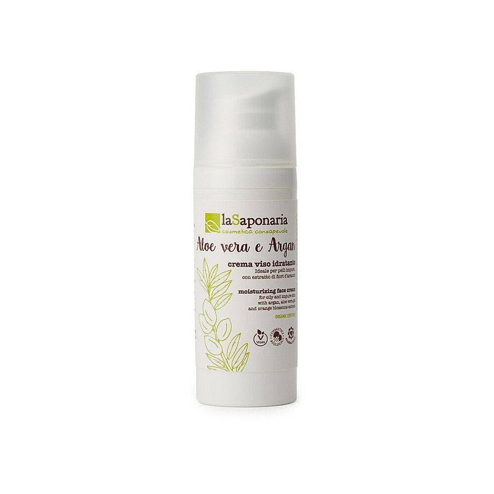 E-shop LA SAPONARIA Hydratačný krém pre zmiešanú a mastnú pleť BIO 50 ml