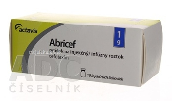 ABRICEF plo ijf 1g, 1x10 lag (Lieky na predpis)