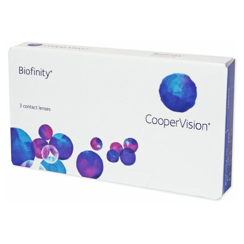 COOPERVISION Biofinity mesačné kontaktné šošovky 3 kusy, Počet dioptrií: -8,5, Priemer: 14,0, Zakrivenie: 8,6, Počet ks: 3 ks