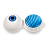 PÚZDRO 3D Na kontaktné šošovky 1 ks, Farba: Bílá