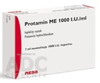 Protamin ME 1000 I.U./ml sol inj 5x5 ml/5000 IU (amp.skl.)
