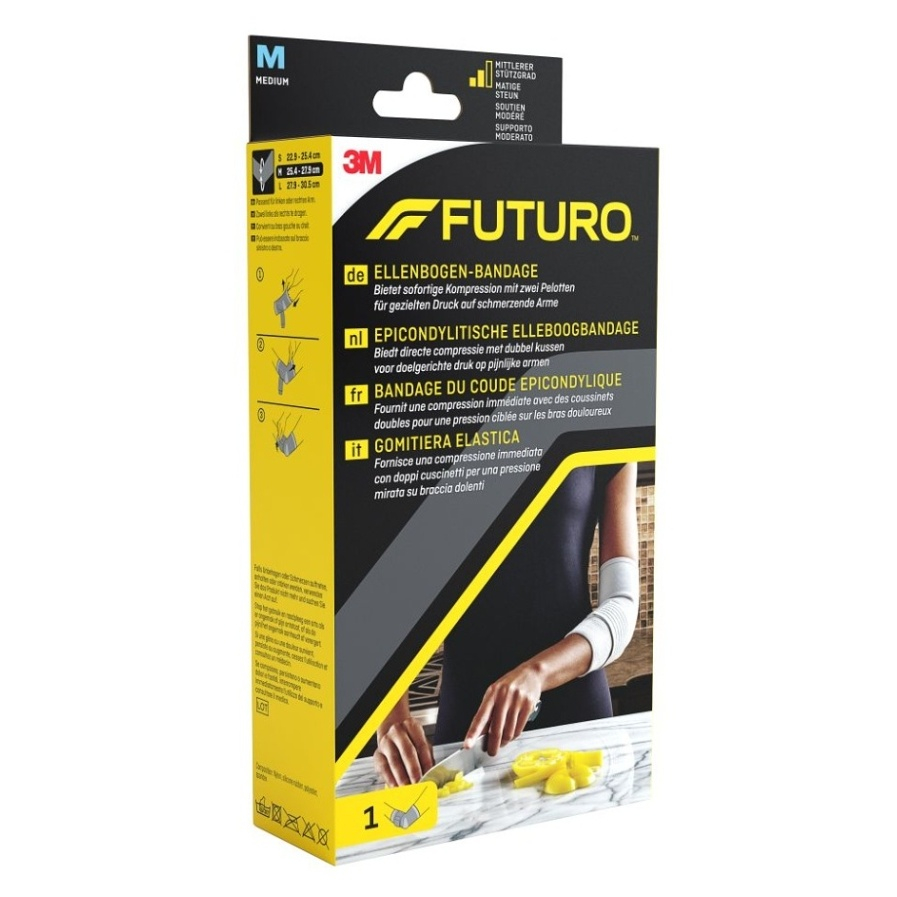 3M FUTURO™ Lakťová bandáž s epikondylárnou páskou veľkosť M