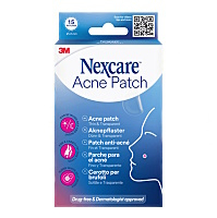 3M Nexcare Náplasť na akné 15 kusov