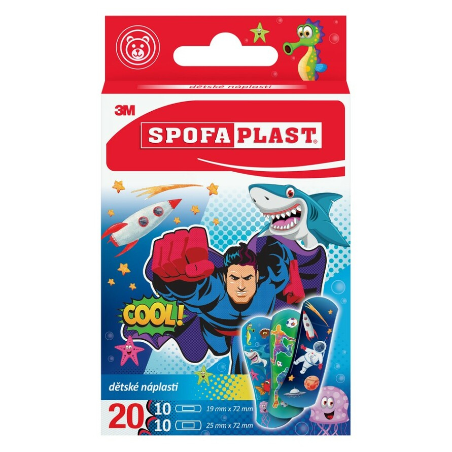 3M™ SPOFAPLAST 118 Detské náplasti 20 kusov kúpite na Mojalekaren.sk