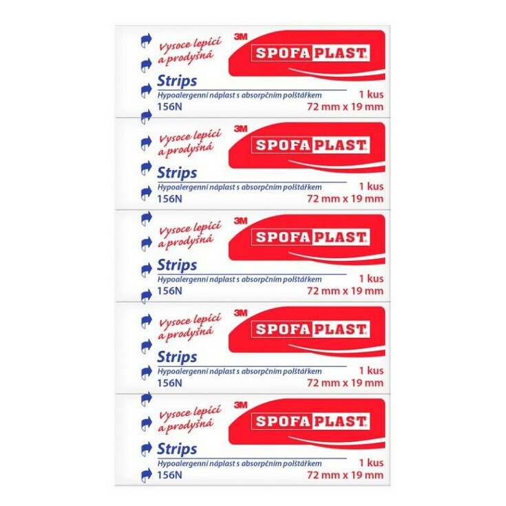 SPOFAPLAST 3M náplast 72x19mm 5 ks kúpite na Mojalekaren.sk