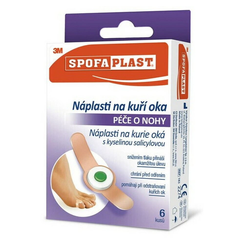 3M™ SPOFAPLAST 183 Náplasti na kurie oká 70 mm x 12,5 mm 6 kusov kúpite na Mojalekaren.sk
