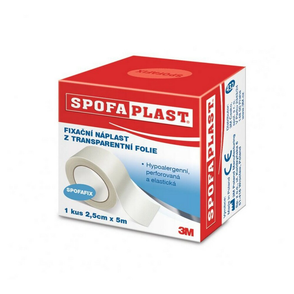 3M SPOFAPLAST č.432 Fixačná náplasť (2,5cmx5m) z netkanej textílie, cievka 1ks kúpite na Mojalekaren.sk