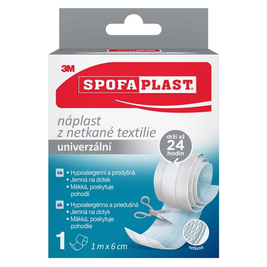 3M™ SPOFAPLAST 854 Náplasť z netkanej textílie 1m x 6cm kúpite na Mojalekaren.sk
