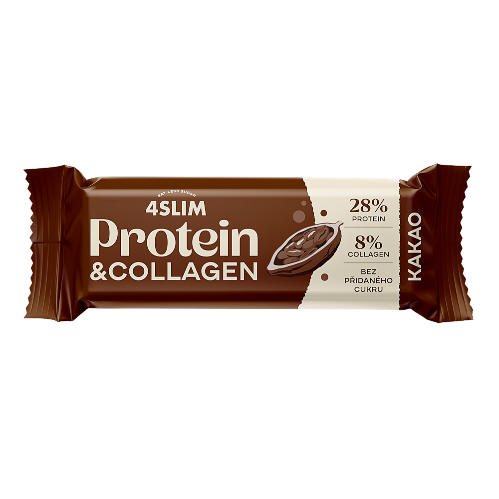 4SLIM Tyčinka proteín&collagen kakao 35 g