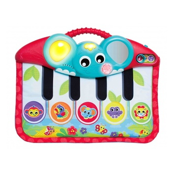 PLAYGRO Interaktívna podložka piano (Hrazdičky, hracie deky a kolotoče) - Elektronické, Svietiaci, So zvukom, Na batérie