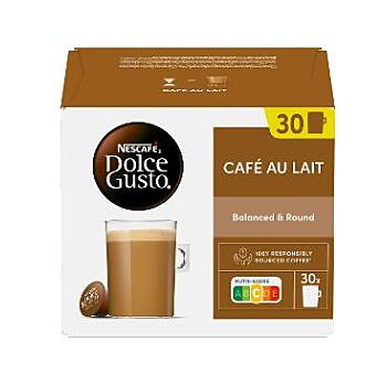 NESCAFÉ Dolce Gusto cafe au lait 30 kapsúl (Kávové kapsule) - 100% Robusta