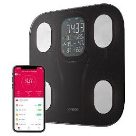 SENCOR SBS 9002BK osobná váha (Osobné váhy) - Automatické, Osobné, Elektronické, Bluetooth, Na batérie