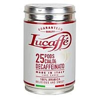 LUCAFFÉ Decaffeinato E.S.E. pod nízkokofeínové kapsule 25 kusov