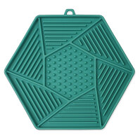 EPIC PET Lick & Snack lízacia podložka hexagón svetlo zelený 17 x 15 cm