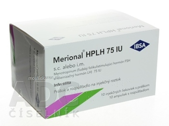 MERIONAL HPLH 75 IU plv iol 10x75 IU+1 ml solv. (liek.inj.+amp.skl.) 1x1 set