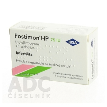 FOSTIMON HP 75 IU plv iol (1 plv. + 1 solv.) 1x1 set (Lieky na predpis)