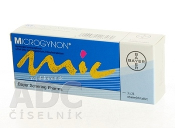 MICROGYNON tbl obd (blis.Al/PVC) 3x21 ks (63 ks) (Lieky na predpis)