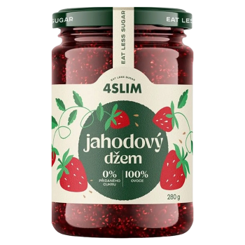 4SLIM Džem jahodový 280 g (Džemy, marmelády a ovocné pyré) - Viaczložkové, Sladké