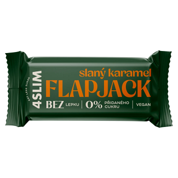 4SLIM Flapjack slaný karamel 55 g (Bezlepkové tyčinky) - Slané