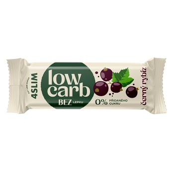 4SLIM Low carb tyčinka čierne ríbezle 35 g (Tyčinky) - Sladké, Nízkosacharidové (Low Carb)