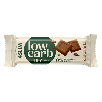 4SLIM Low carb tyčinka čokoláda 35 g (Tyčinky) - Sladké, Nízkosacharidové (Low Carb)