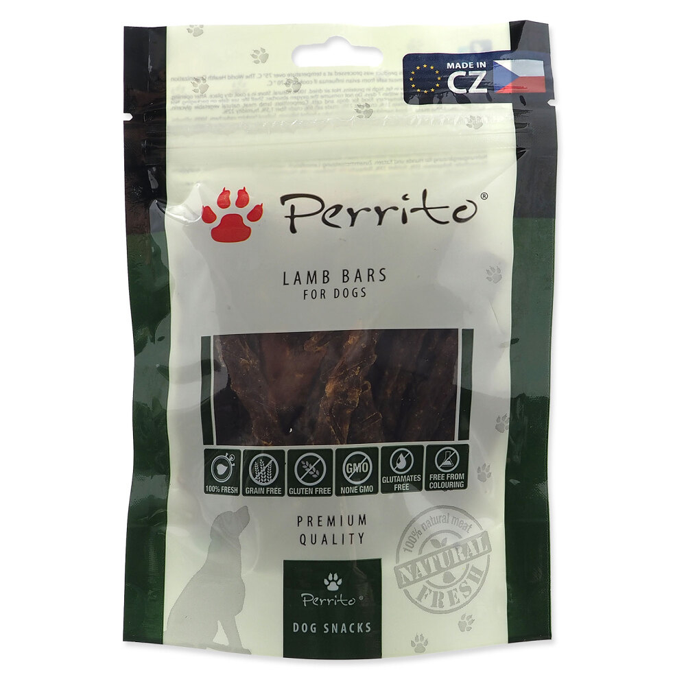 E-shop PERRITO Lamb bars pochúťka pre psov 100 g