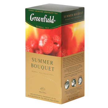 GREENFIELD Herbal summer bouquet bylinný čaj 25 vrecúšok, expirácie