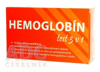 HEMOGLOBÍN TEST 3 v 1 na okultné krvácanie 1 x 3 ks HEMOGLOBÍN TEST 3 v 1 na okultné krvácanie 1 x 3 ks