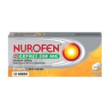NUROFEN Expres 200 mg tbl obd (blis.PVC/PVDC/Al) 1x6 ks ()