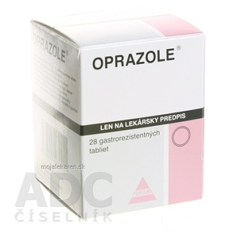 OPRAZOLE tbl ent 20mg (liek.HDPE) 1x28 ks (Lieky na predpis)