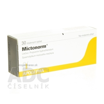 MICTONORM tbl obd 15 mg (blis.) 1x30 ks (Lieky na predpis)