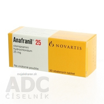 ANAFRANIL 25 tbl obd 1x30 ks (Lieky na predpis)