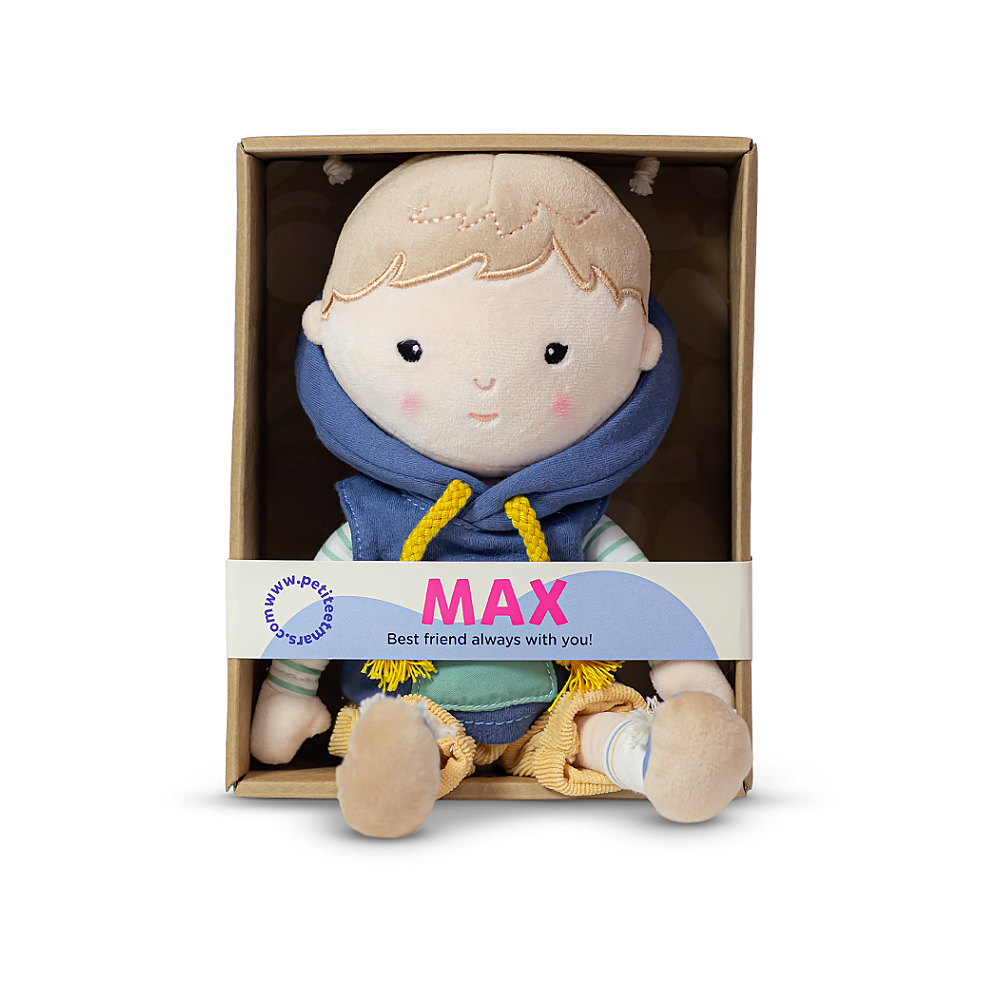 PETITE&MARS Max bábika plyšová 35 cm