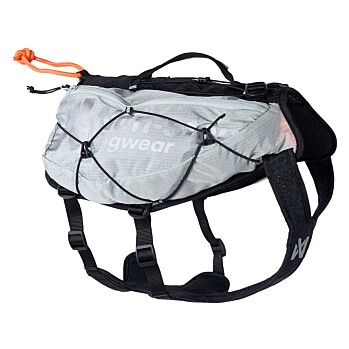 NON-STOP Batoh pre psa trail light dog backpack sivý XL (Oblečenie pre psov)