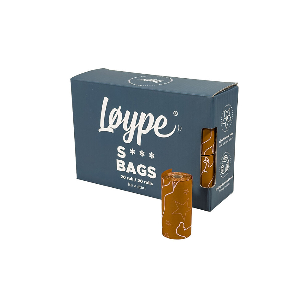 E-shop LØYPE Vrecká na psie exkrementy star bags 20 roliek